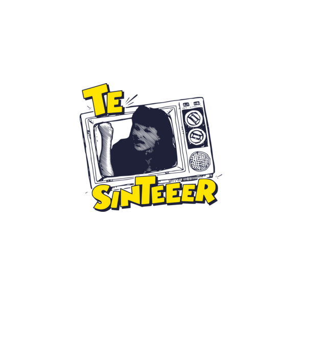 Te Sinter minta szürke pólón