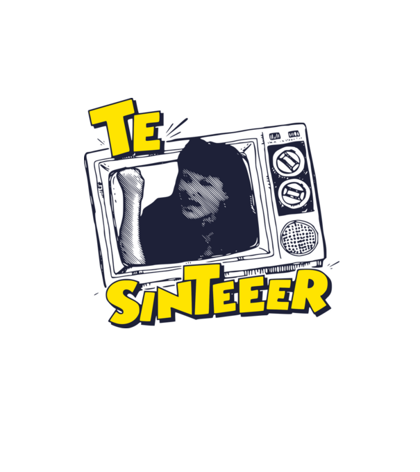 Te Sinter minta homokszín pólón