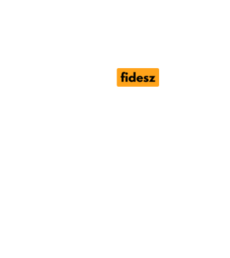 Mocskos Fidesz minta fekete pólón