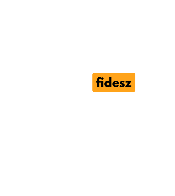 Mocskos Fidesz minta fekete pólón