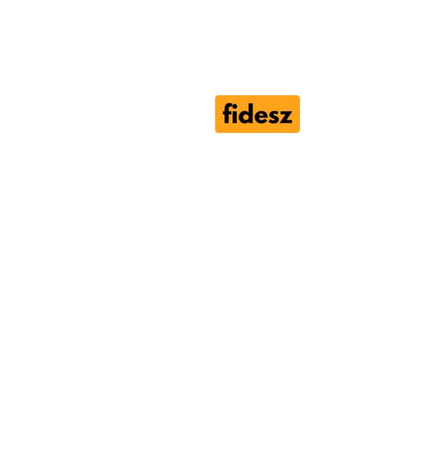 Mocskos Fidesz minta fekete pólón