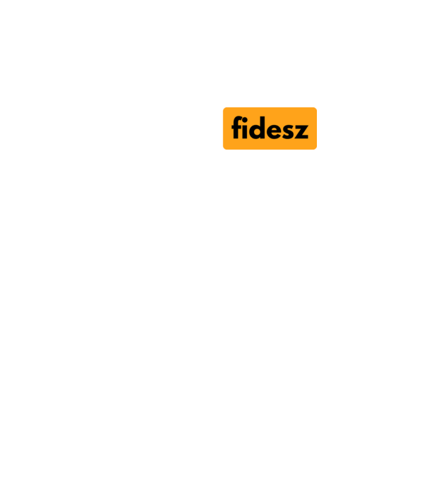 Mocskos Fidesz minta fekete pólón