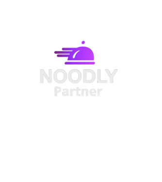 Noodly póló minta fekete pólón