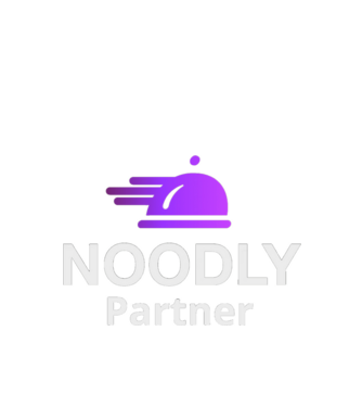 Noodly póló minta fekete pólón