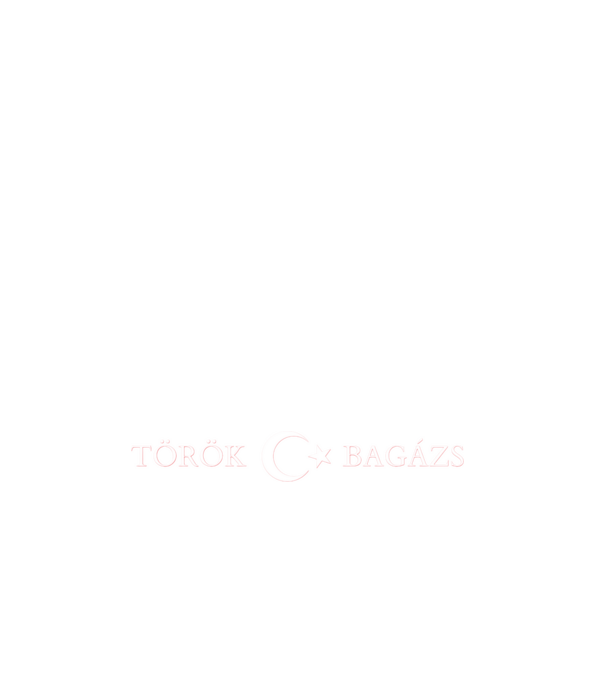 Török Bagázs minta fehér pólón