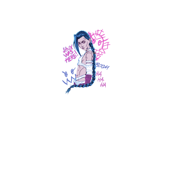 JinxByMe minta fekete pólón
