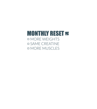 Workout reset 2 minta homokszín pólón