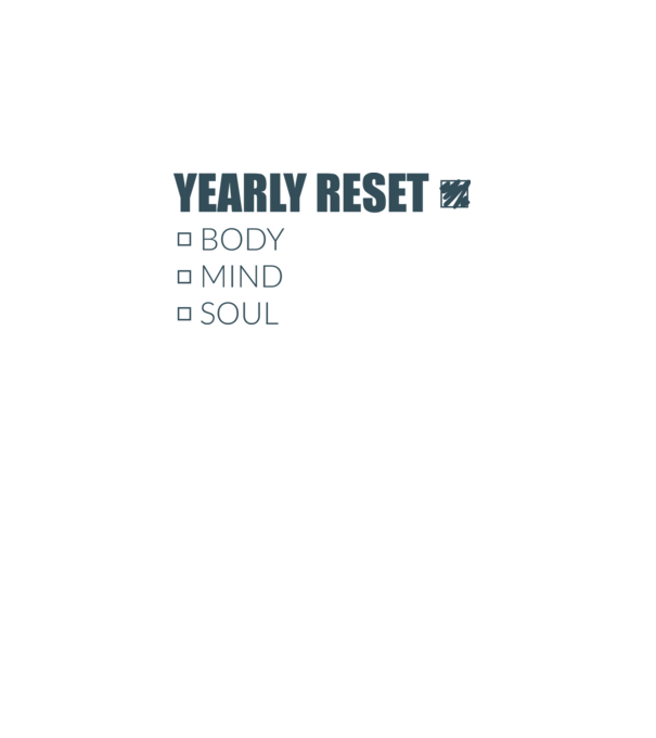 Yearly reset 2025 minta neonsárga pólón