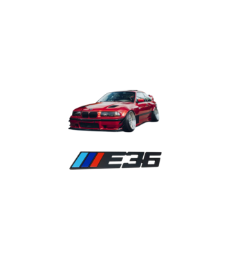 Bmw e36 minta homokszín pólón