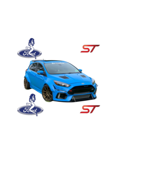 Ford st minta fehér pólón