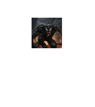 Venom minta királykék pólón