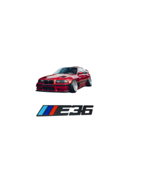 Bmw e36 minta világos rózsaszín pólón