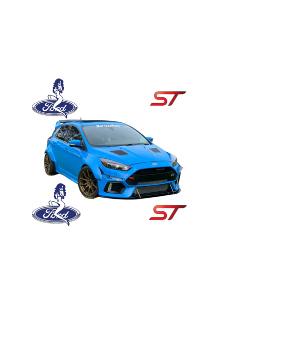 Ford st minta fekete pólón