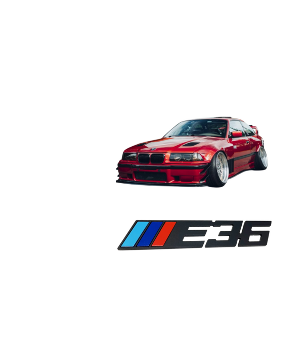 Bmw e36 minta világoskék pólón