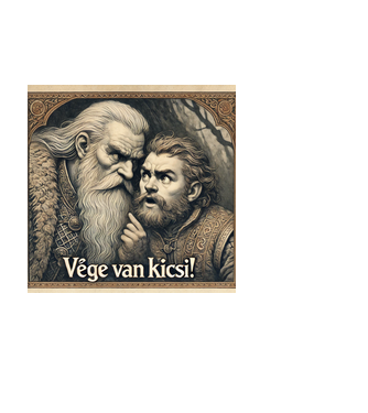 Magyar p. minta fehér pólón