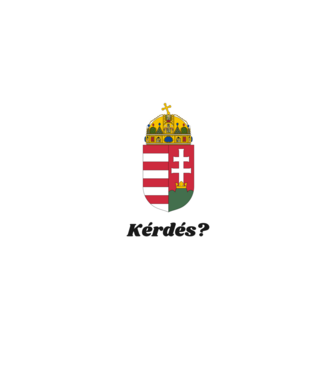 Magyar! minta homokszín pólón