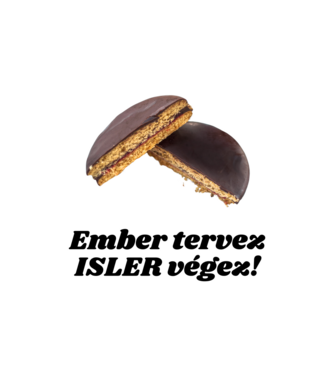 Isler minta homokszín pólón
