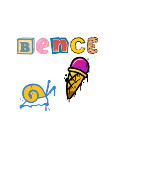 Bence minta fehér pólón