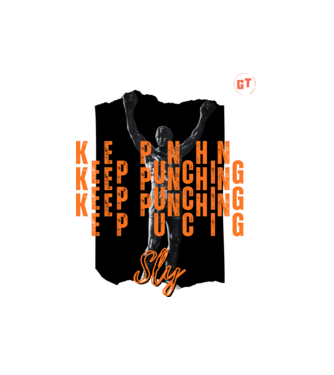 Keep Punching - Sly minta fehér pólón