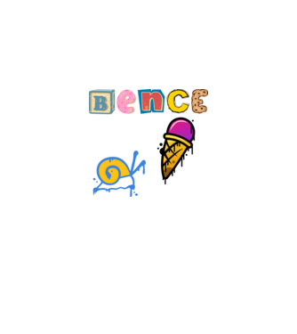 Bence minta fekete pólón