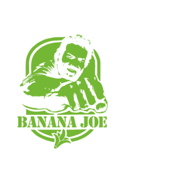 banana joe minta fekete pólón