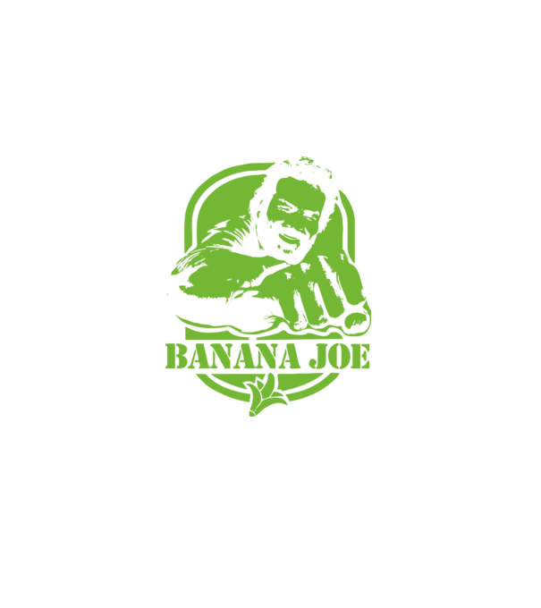 banana joe minta fekete pólón
