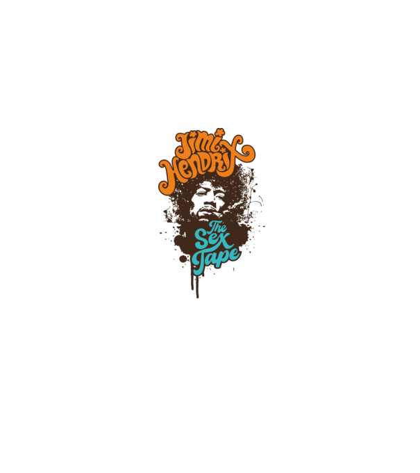 Jimmi Hendrix minta homokszín pólón