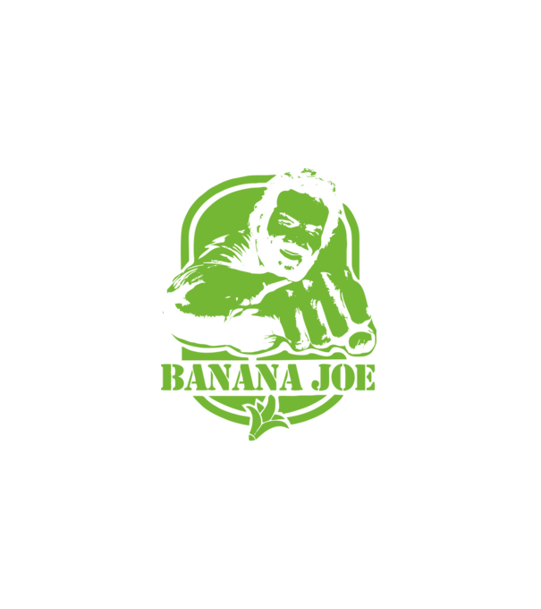 banana joe minta fekete pólón