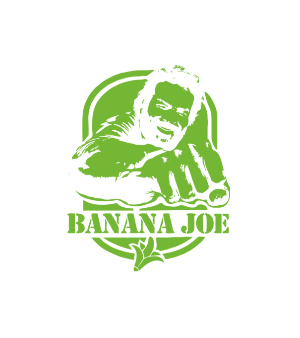 banana joe minta fekete pólón