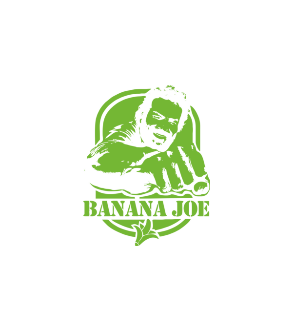 banana joe minta fehér pólón