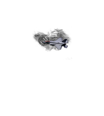 F-35  minta fehér pólón