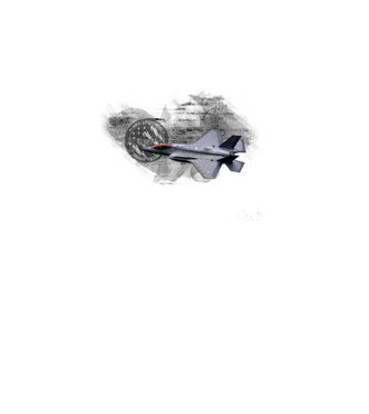 F-35  minta rózsaszín pólón
