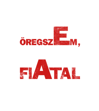 én nem öregszem  minta homokszín pólón