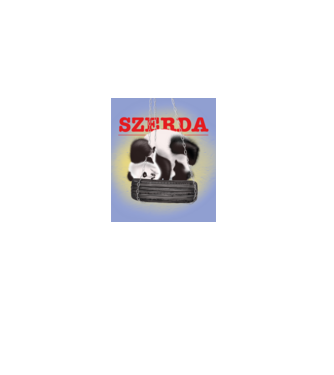 szerda minta fekete pólón