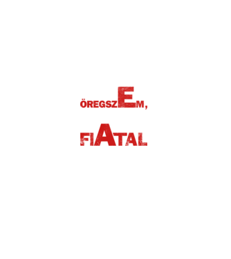 én nem öregszem  minta farmerkék pólón