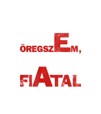 én nem öregszem  minta homokszín pólón