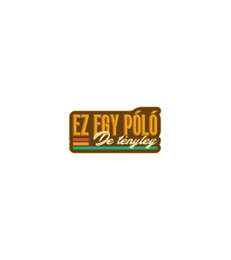 ez egy póló_retro minta homokszín pólón