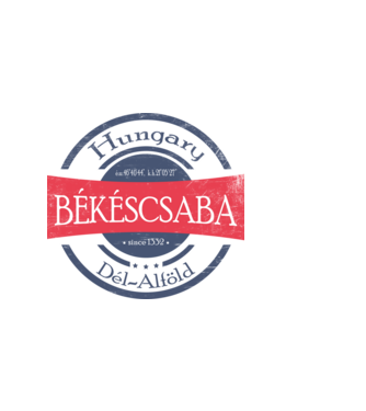 Békéscsaba minta világos rózsaszín pólón