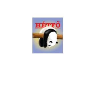 hétfő minta fekete pólón