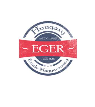 Eger minta homokszín pólón