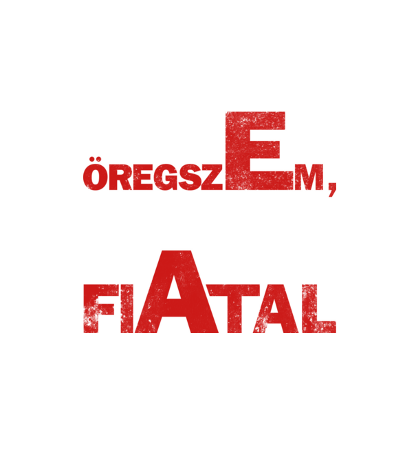én nem öregszem minta homokszín pólón