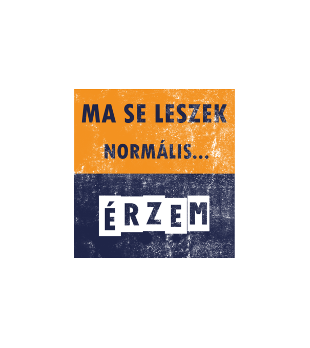 ma se leszek normális minta fehér pólón