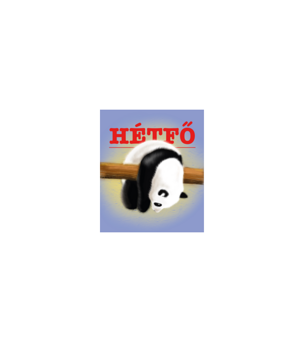 hétfő minta homokszín pólón
