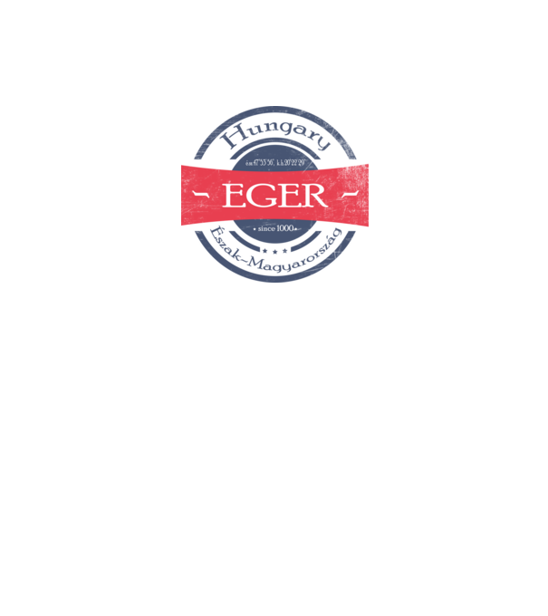 Eger minta fehér pólón