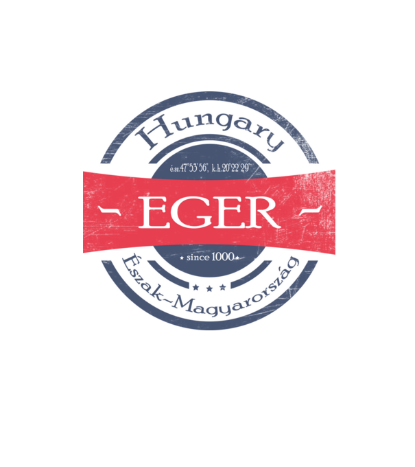 Eger minta homokszín pólón