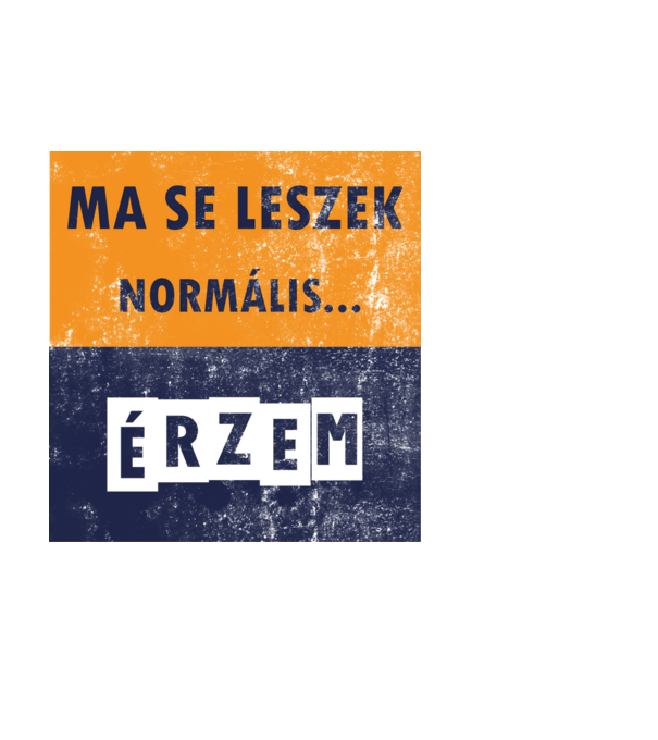 ma se leszek normális minta fehér pólón
