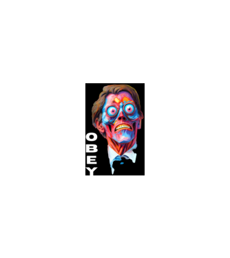 They live Obey minta homokszín pólón
