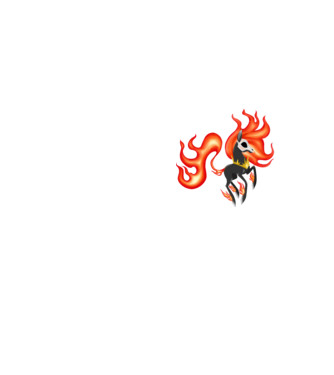 HELL-ló minta neonsárga pólón