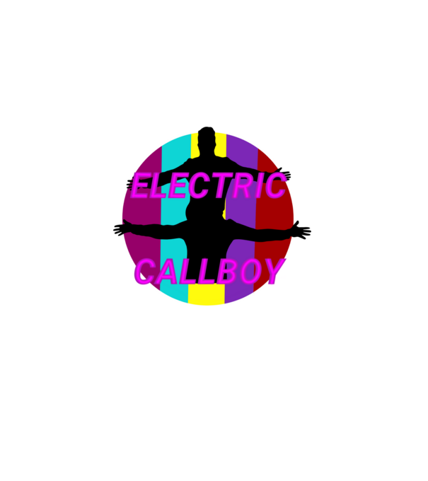 Electric Callboy minta világoskék pólón