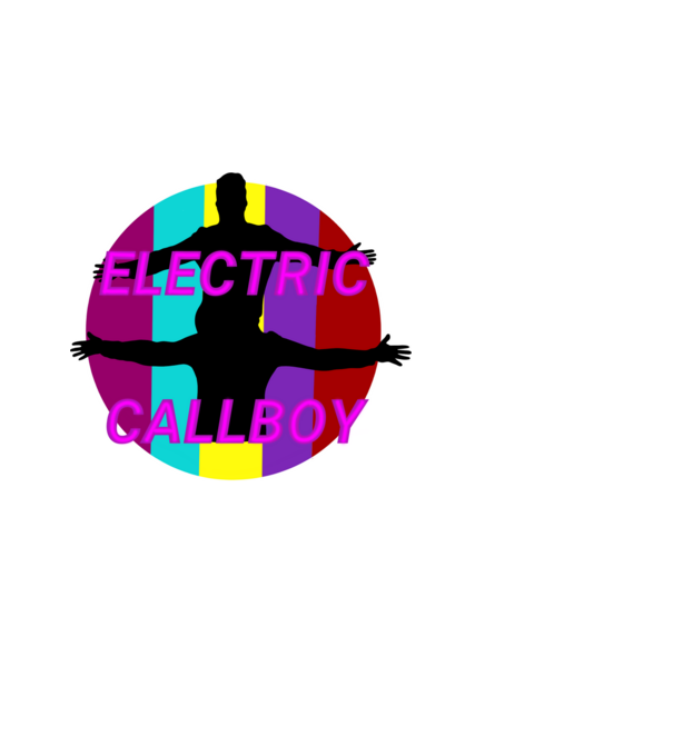 Electric Callboy minta fekete pólón